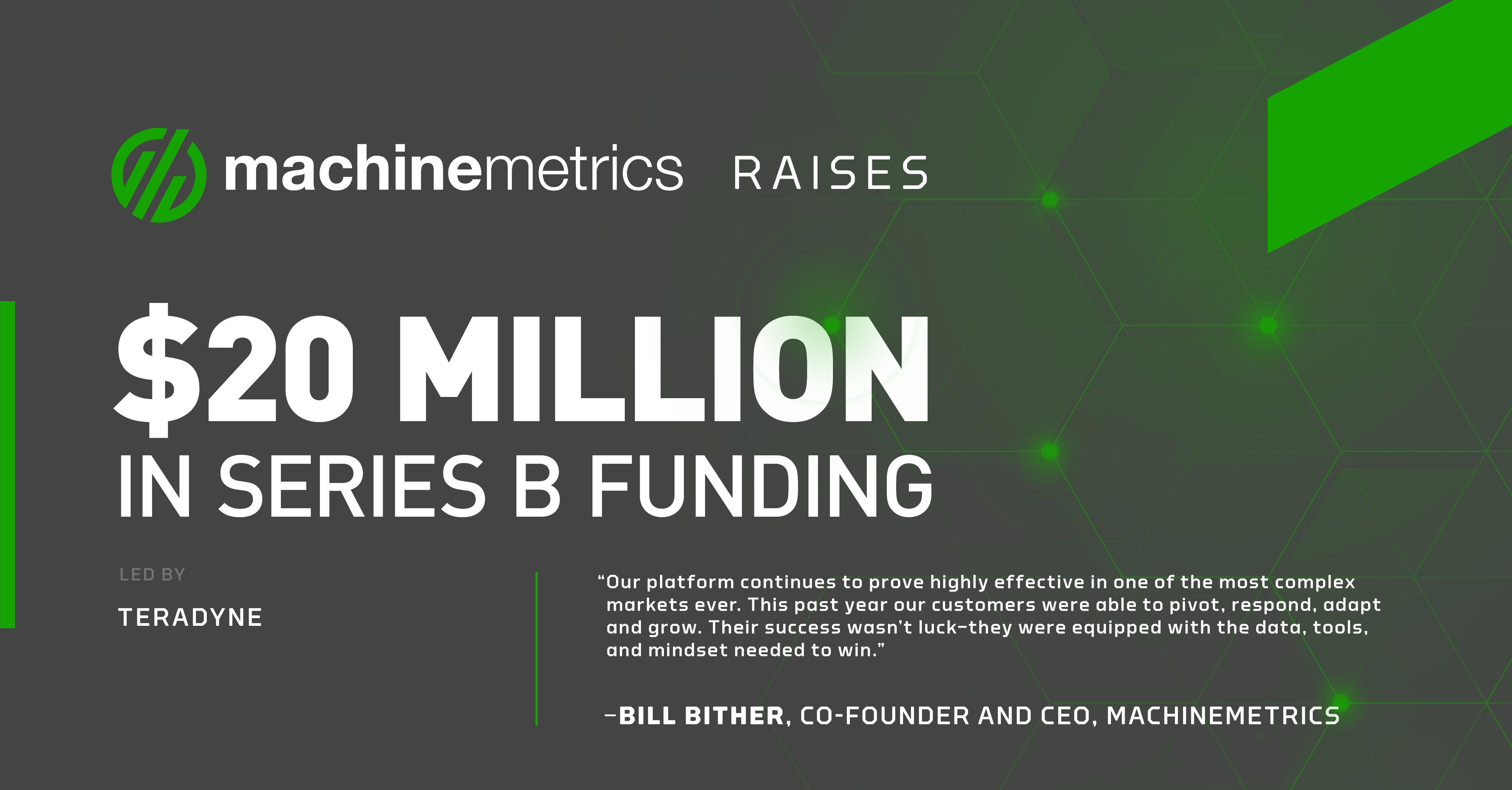 MachineMetrics Announces $20M Series B Funding Round