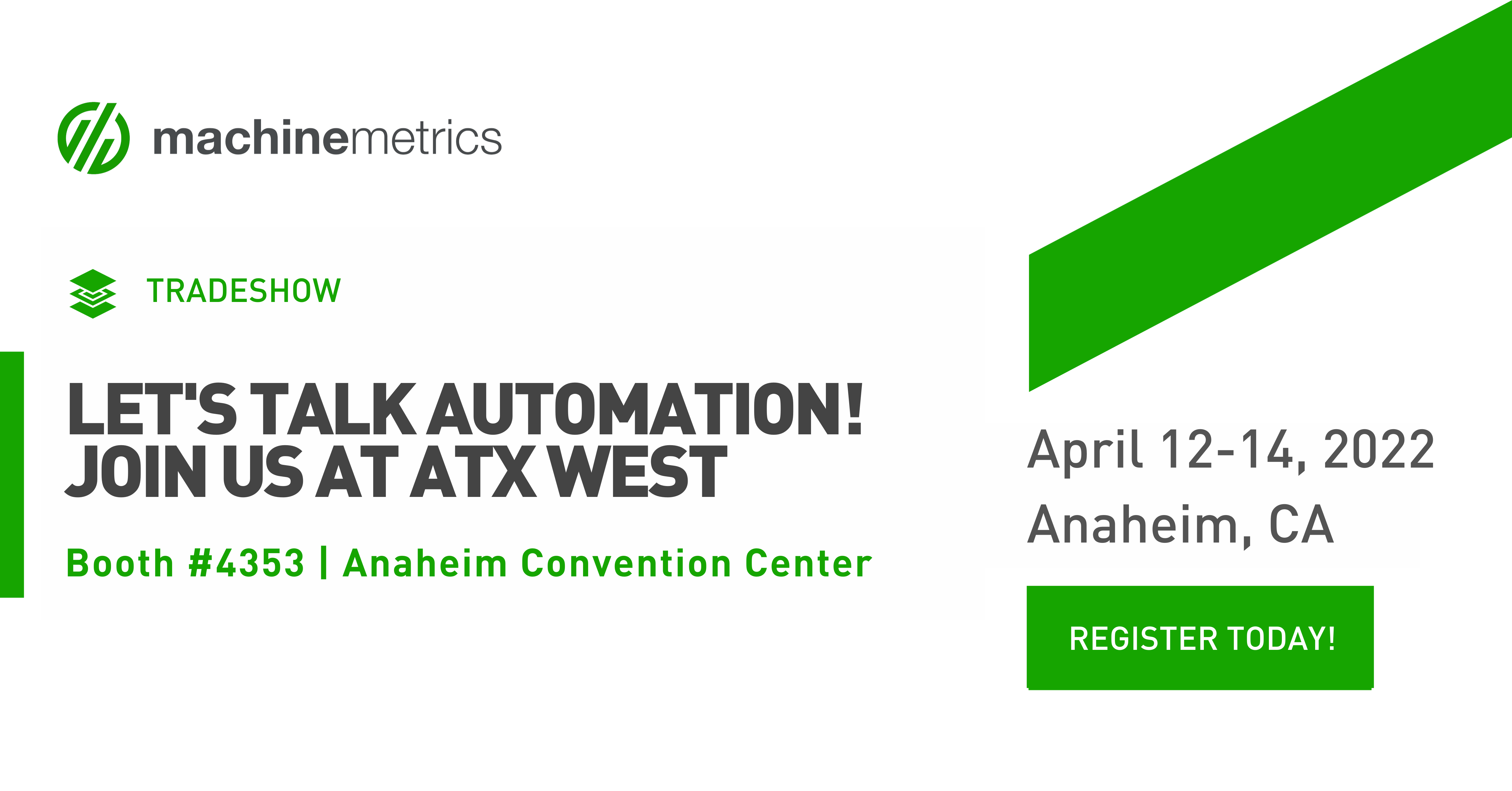 Join MachineMetrics at the ATX West tradeshow